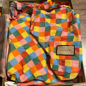 Gucci Men GG Rhyton Canvas Shoes